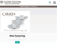 Tablet Screenshot of cooperjewelers.com